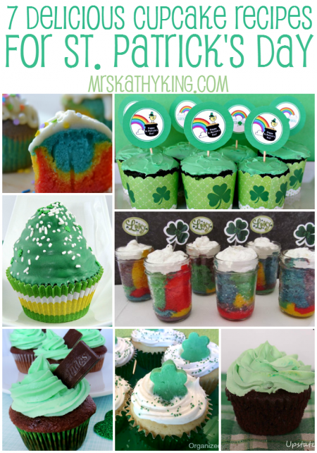 7 St. Patrick's Day Cupcakes