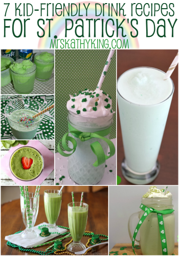 Are you looking for a Kid-Friendly St. Patrick's Day Drink? Here are seven delicious drink recipes you can whip up in your own kitchen. From healthy shamrock shakes to delicious green smoothies, you're sure to find a few kid-friendly St. Patrick's Day drinks that the whole family will love.