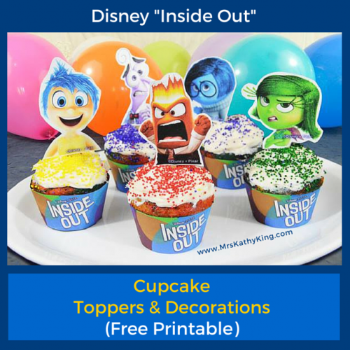 Joy Fun Birthday Party Favours Disney Pixar Movie Inside Out Stickers x 5 