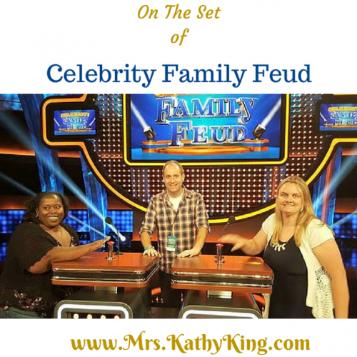 Mrs. Kathy King’s set visit to Celebrity Family Feud #ABCTVEvent