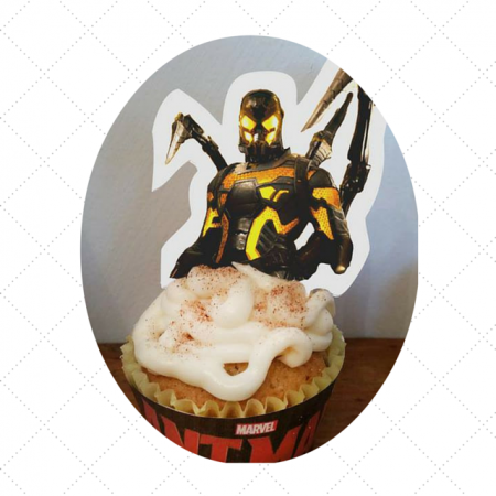 Yellowjacket Printable CupCake Topper and wrapper