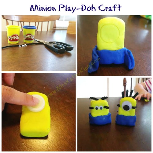 Kids Activity – Minion Play Dough Character #Minion