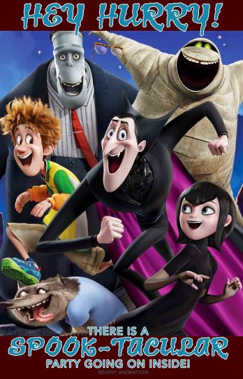 Hotel Transylvania 2 party decorations welcome sign