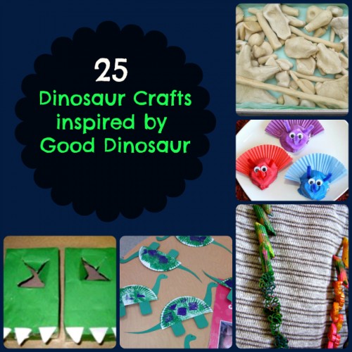 25 Dinosaur Crafts inspired by The Good Dinosaur