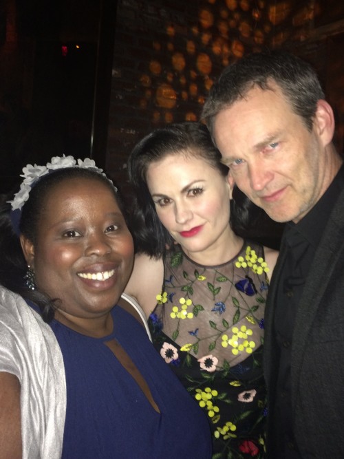 Anna Paquin and her husband Stephen Moyer with mrs kathy king