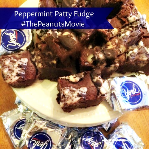 The Peanuts Movie Party Idea: Peppermint Patty Fudge | #ThePeanutsMovie