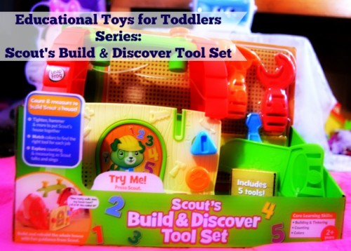 Educational Toys for Toddlers Series: Scout’s Build & Discover Tool Set | #LeapFrog #LeapFrogMomSquad