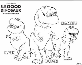 free good dinosaur coloring pages 3