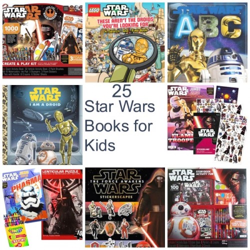 25 Star Wars Books for Kids #StarWars #TheForceAwakens