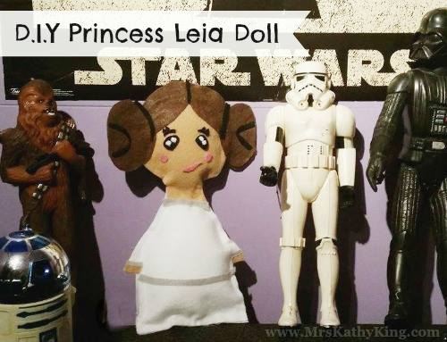 D.I.Y. Princess Leia Doll #StarWars #AForceAwakens #StarWarsEvent