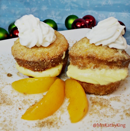 Peach Trifle Cake #holidayhacks #Lucerne #ad