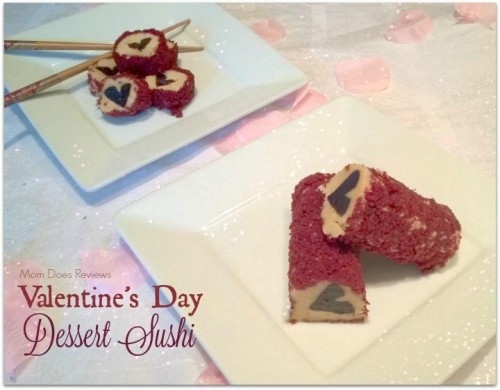 Valentine’s Day Dessert Sushi #12days of Valentine’s Day Idea’s