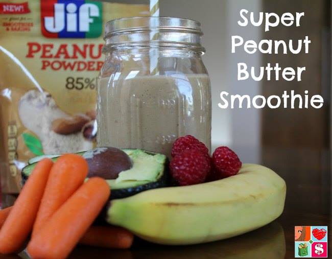 12 Days Of Healthy Living ~ Super Peanut Butter Smoothie Recipe #12DAYS