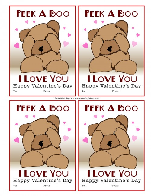 Valentine's Day Bear Shaped Resin Pocket Hug with Laminated Card