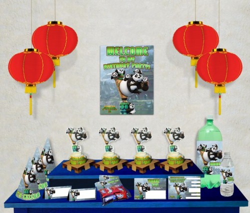 Free Kung Fu Panda 3  Printable Party Decoration Pack! #KUNGFUPANDA3