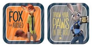 Zootopia LunchDinner and Dessert Plates 8 count