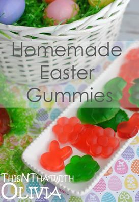 Homemade Easter Gummies