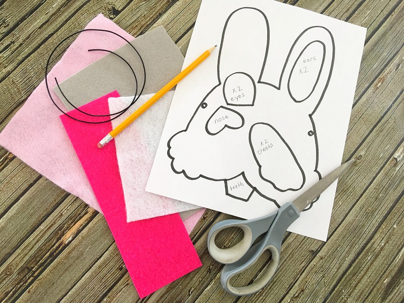 Zootopia Party Idea Bunny Face Mask supplies