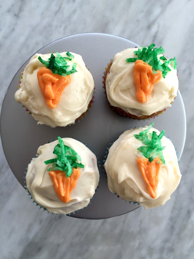 Easter Carrot Cupcakes
