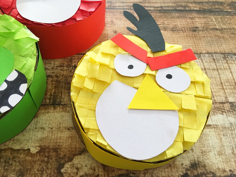 Angry Birds Party Idea Yellow Angry Birds Mini Piñata Party Favors