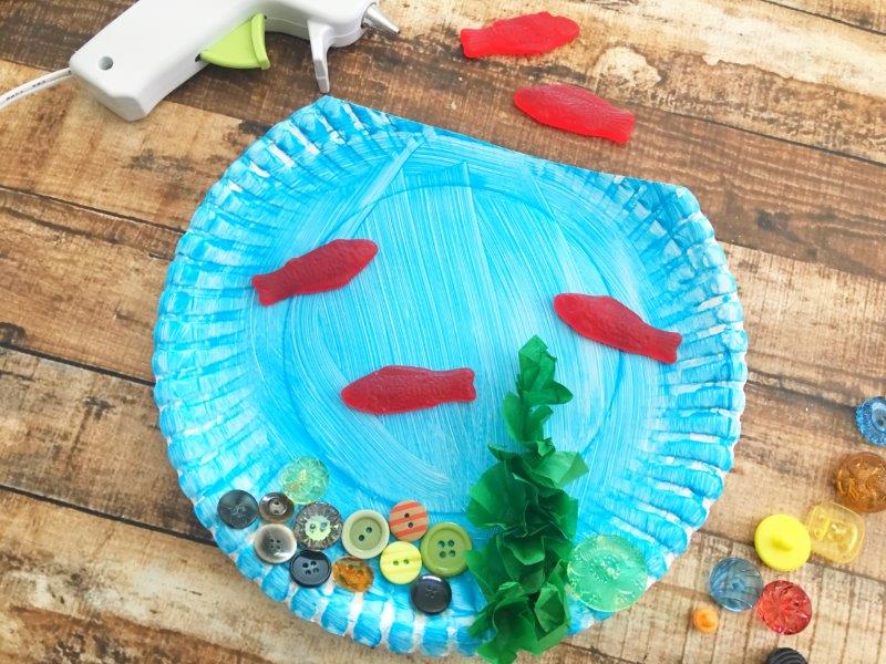 Finding Dory Birthday Party Idea Finding Dory Paper Plate Craft marterials