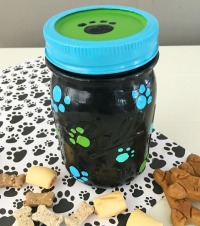 DIY Craft Idea Dog Treat Jar inspired by The Secret Life of Pets