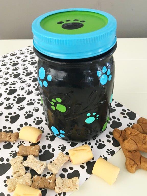 DIY Craft Idea Dog Treat Jar inspired by The Secret Life of Pets