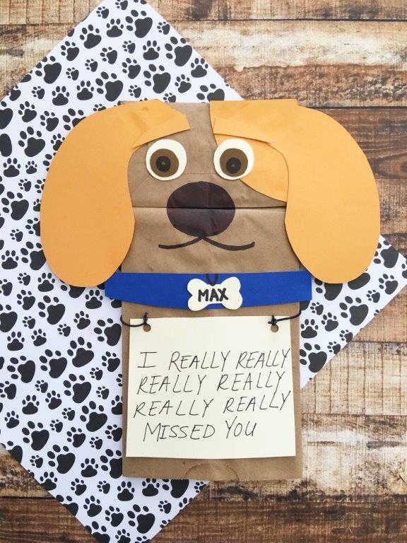 Max Paper Bag Craft Inspired by The Secret Life of Pets