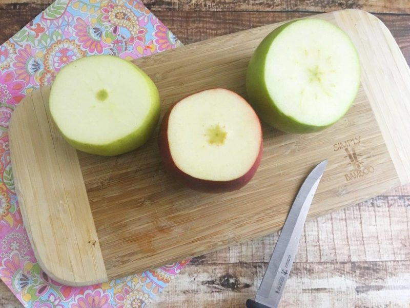 healthy after school snacks Apple Nacos Recipe step 2