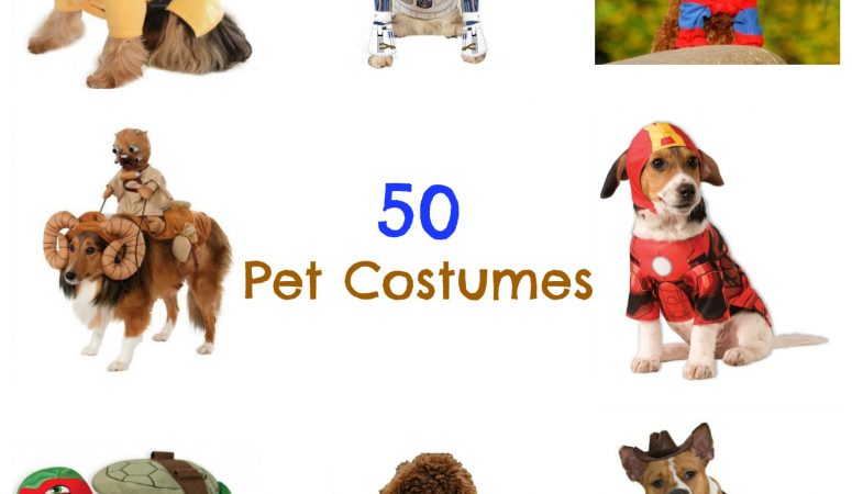 50 Pet Costumes #HalloweenCostumes #Halloween
