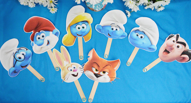 8 Free Printable Smurfs: The Lost Village Mask for Kids