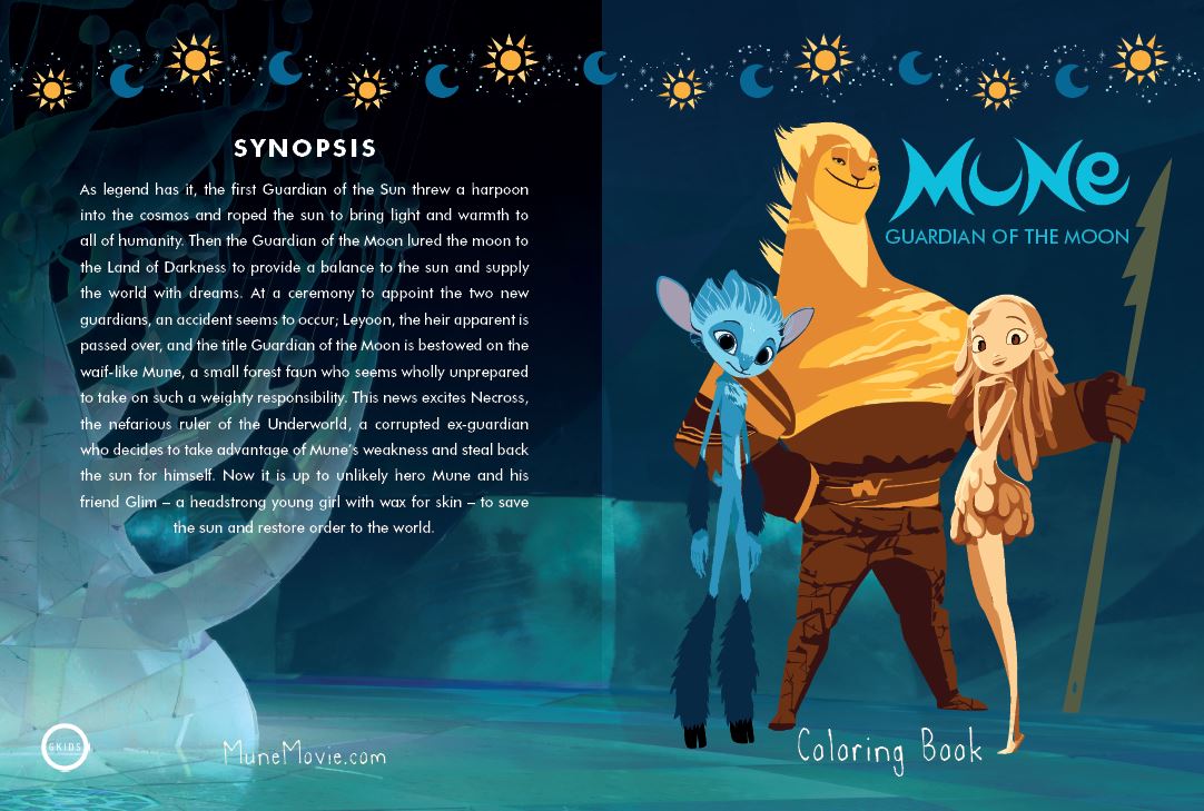 Free MUNE: GUARDIAN OF THE MOON Printable Party 