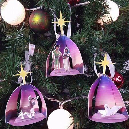 The Star Printable 3-D Christmas Ornaments #TheStarMovie