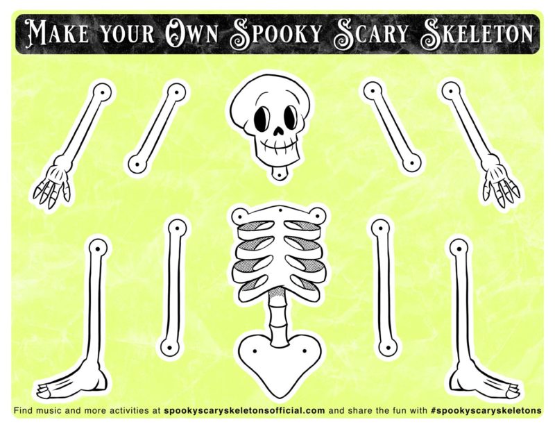 Free Printable Spooky, Scary, Skeletons Activity Sheets Mrs. Kathy King