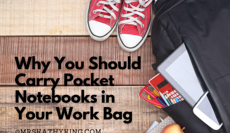 Why You Should Carry Pocket Notebooks in Your Work Bag